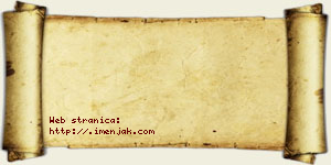 Bojana Rnić vizit kartica